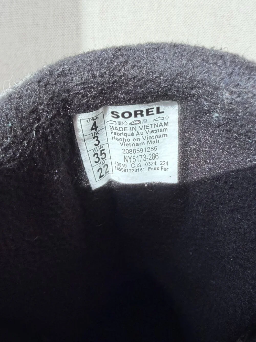SOREL Whitney III Plus Waterproof Snow Boots Big Kids Gray Tan